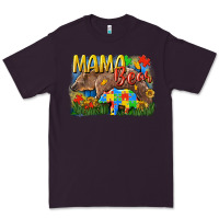 Plum Mama bear Autism Premium Tee - CowGirlArtShop