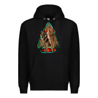 Black howling wolves arrowhead Premium Hoodie - Jasminsmagicworld