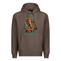 Coffee howling wolves arrowhead Premium Hoodie - Jasminsmagicworld