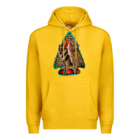 Lemon howling wolves arrowhead Premium Hoodie - Jasminsmagicworld