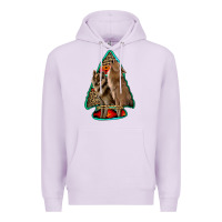 Lilac howling wolves arrowhead Premium Hoodie - Jasminsmagicworld