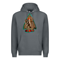 Rock howling wolves arrowhead Premium Hoodie - Jasminsmagicworld