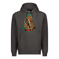 Smoke howling wolves arrowhead Premium Hoodie - Jasminsmagicworld