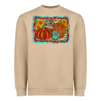 Mushroom pumpkin sunflower Heavyweight Sweatshirt - AdoDesignShop