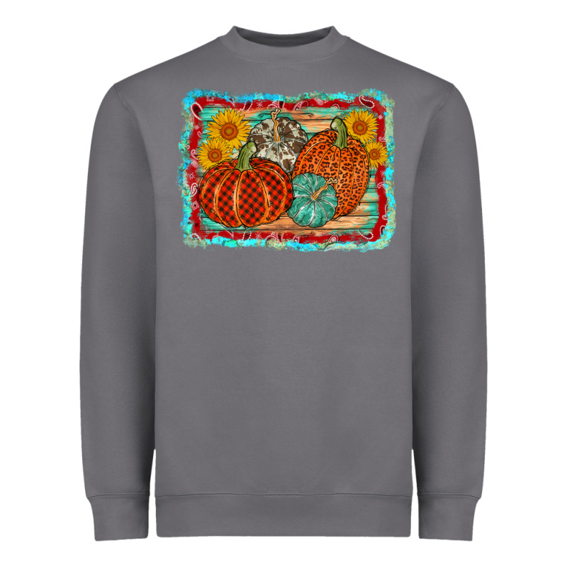 Pumpkin Sunflower Heavyweight Sweatshirt by AdoDesignShop | Teevron