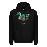Black Cayuga Duck Premium Hoodie - LillyAllenDesigns