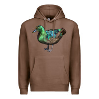 Chestnut Cayuga Duck Premium Hoodie - LillyAllenDesigns