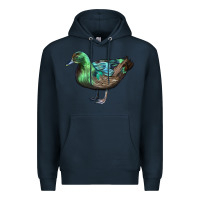 Navy Cayuga Duck Premium Hoodie - LillyAllenDesigns