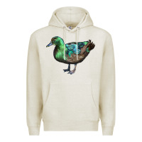 Oatmeal Heather Cayuga Duck Premium Hoodie - LillyAllenDesigns