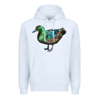 White Cayuga Duck Premium Hoodie - LillyAllenDesigns
