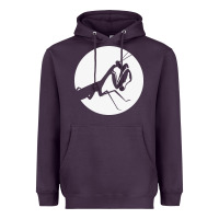 Plum praying mantis Heavyweight Hoodie - DesigneFamous