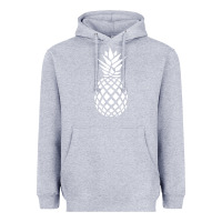 Heather Grey pineapple sunset Heavyweight Hoodie - DesigneFamous