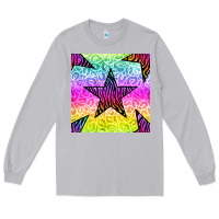 Moon Dust zebra glitter star seamless pattern Long Sleeve Tee - BundleAndBundleShop