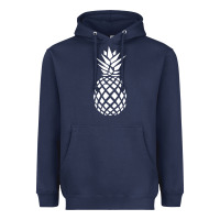 Navy pineapple sunset Heavyweight Hoodie - DesigneFamous