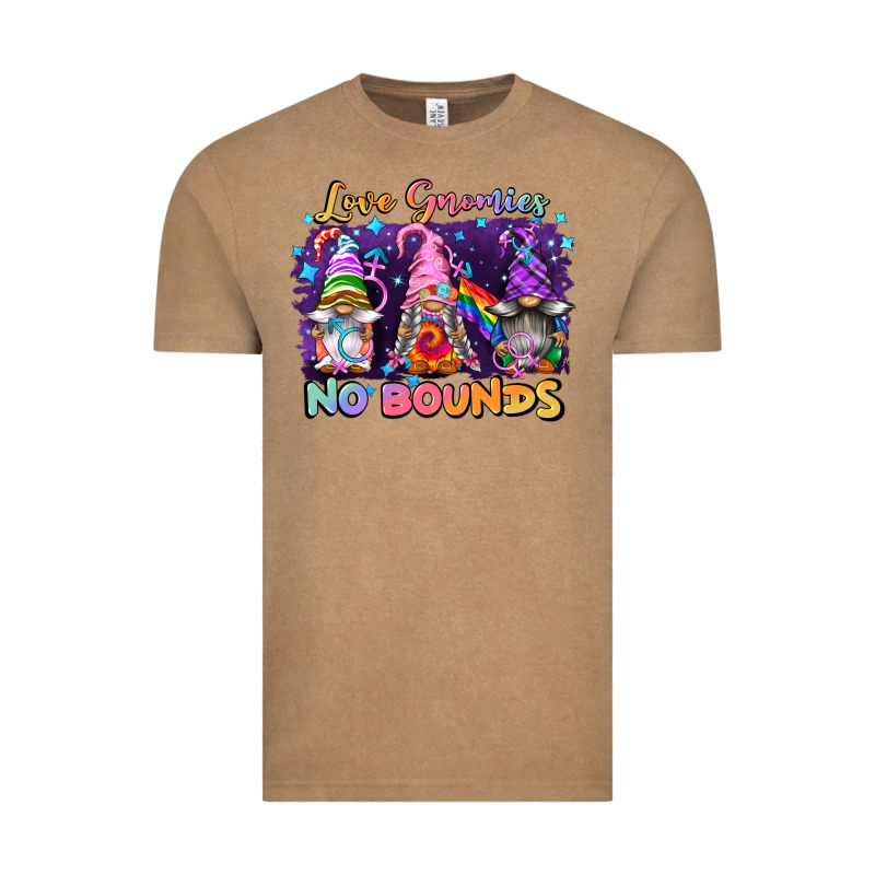 Love Gnomies No Brounds Pride Vintage Tee by FaDigitalArtStudio | Teevron
