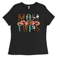 Black mom of twins Ladies Tee - OliviaCreatesArt