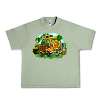 Oil Green truck saint patrick's day Urban Heavy Tee - FaDigitalArtStudio