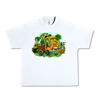 White truck saint patrick's day Urban Heavy Tee - FaDigitalArtStudio