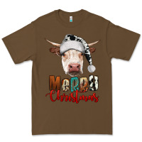 Cacao merry christmas hereford cow Premium Tee - RanaPortraitStore