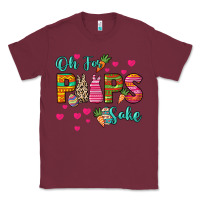 Burgundy Oh for peeps sake Easter Day Classic Tee - HowdyJamesFarm