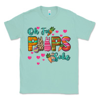 Seafoam Oh for peeps sake Easter Day Classic Tee - HowdyJamesFarm