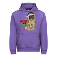 Tulip merry and bright pug Urban Hoodie - RanaPortraitStore