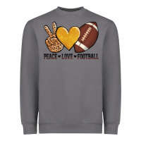 Storm peace love football revize Heavyweight Sweatshirt - AdoDesignShop