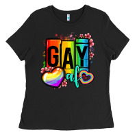 Black gay af Ladies Tee - OliviaCreatesArt