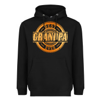 Black best grandpa Heavyweight Hoodie - DesigneFamous