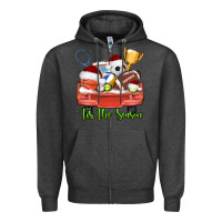 Charcoal Heather tis the season sports truck christmas Zipper Hoodie - AdoDesignShop