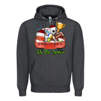 Smoke tis the season sports truck christmas Zipper Hoodie - AdoDesignShop