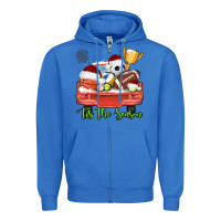 True Royal tis the season sports truck christmas Zipper Hoodie - AdoDesignShop