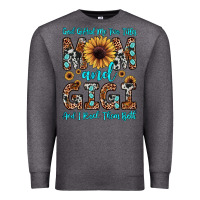 Charcoal Heather god gifted me two titles mom and gigi  and i rock them both Premium Sweatshirt - JahusDesignShop