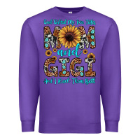 Purple god gifted me two titles mom and gigi  and i rock them both Premium Sweatshirt - JahusDesignShop
