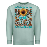 Seafoam god gifted me two titles mom and gigi  and i rock them both Premium Sweatshirt - JahusDesignShop