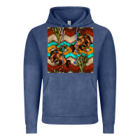 Vintage Denim native american aztec seamless pattern 5 Vintage Hoodie - BundleAndBundleShop