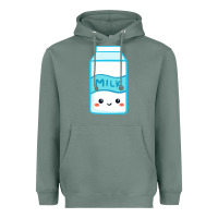 Sage milk Heavyweight Hoodie - DesigneFamous