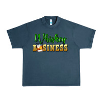 Midnight Navy whiskey business St. Patricks Day Urban Heavy Tee - FaDigitalArtStudio
