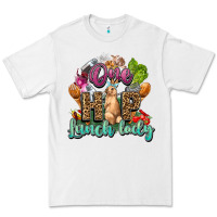 White One hip lunch lady Easter Day Premium Tee - HowdyJamesFarm