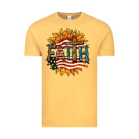 Vintage Mustard Faith USA Vintage Tee - FaDigitalArtStudio