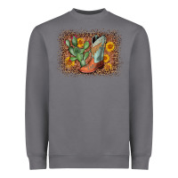 Storm cowboy boots cactus leopard Heavyweight Sweatshirt - AdoDesignShop
