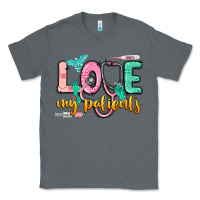 Charcoal Heather love my patients Classic Tee - CowGirlArtShop