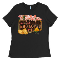 Black just a girl who loves pig olivia Ladies Tee - OliviaCreatesArt
