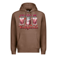 Chestnut you give me teachcardia Premium Hoodie - RacoonDesign