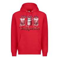 Red you give me teachcardia Premium Hoodie - RacoonDesign