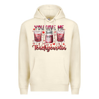 Sandshell you give me teachcardia Premium Hoodie - RacoonDesign