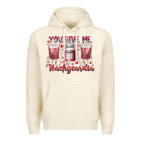 Tofu you give me teachcardia Premium Hoodie - RacoonDesign