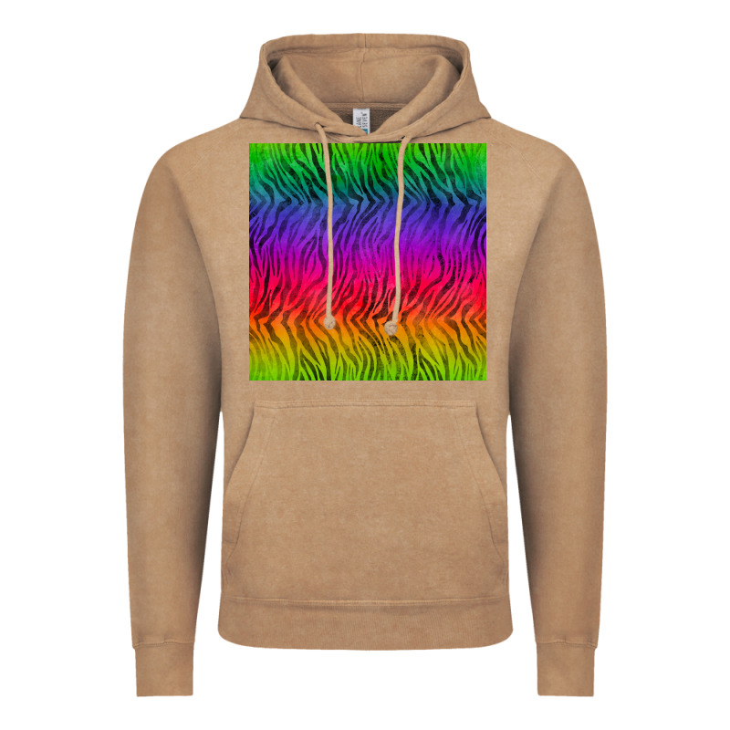 Colorful Tiger Seamless Pattern Vintage Hoodie by BundleAndBundleShop | Teevron