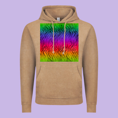 Colorful Tiger Seamless Pattern Vintage Hoodie Designed By Bundleandbundleshop