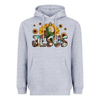 Heather Grey jesus san judas Heavyweight Hoodie - JahusDesignShop
